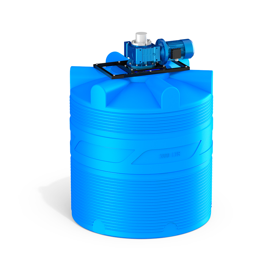 Емкость V 2000 литров с мешалкой для вязких жидкостей фото 1