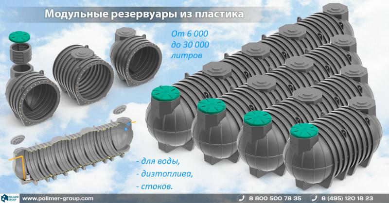 Новые модульные резервуары уже в продаже