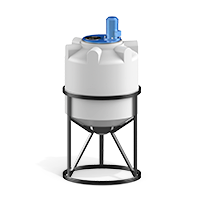 Анонс Емкость K 200 литров с пропеллерной мешалкой с обрешеткой