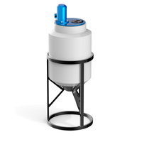 Емкость K 100 литров с турбинной мешалкой Микс DSL