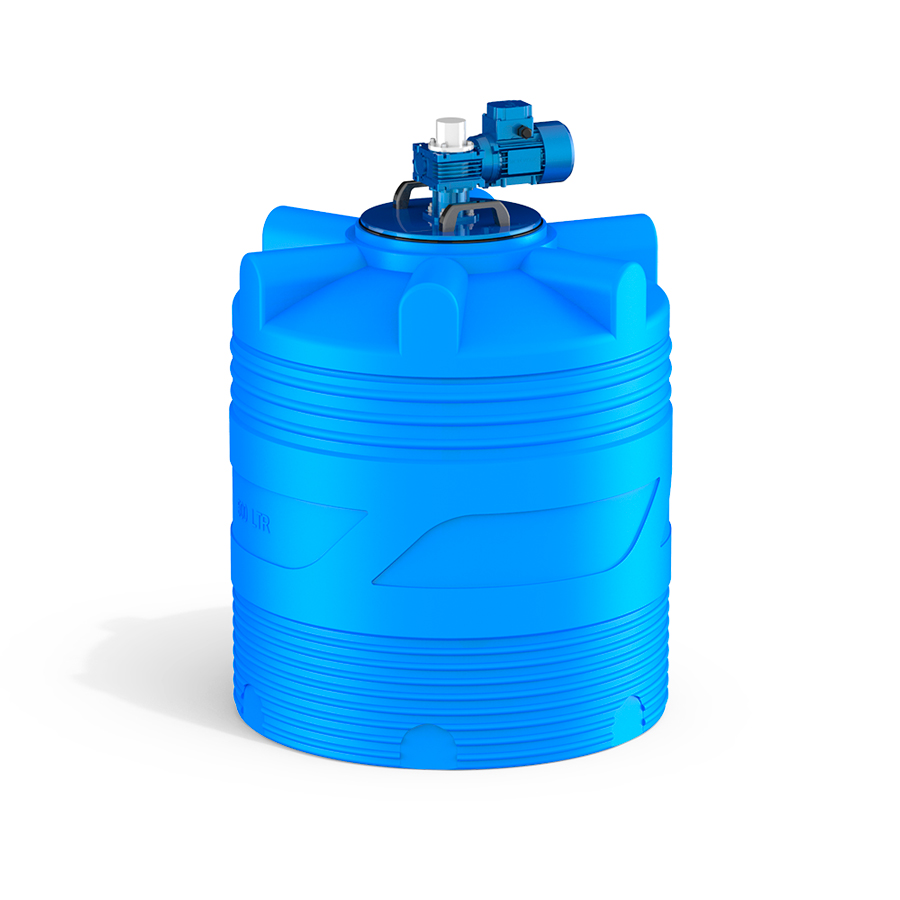 Емкость V 500 литров с мешалкой для вязких жидкостей фото 1