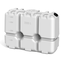 анонс бак пластиковый RT 2000 литров синий