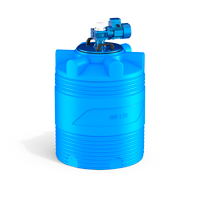 Анонс Емкость V 300 литров с мешалкой для вязких жидкостей 