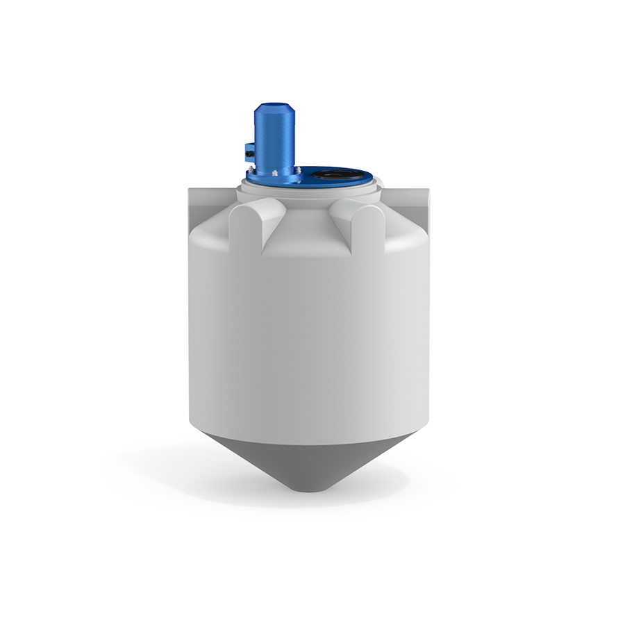 Емкость K 200 литров с турбинной мешалкой Микс DSL без обрешетки