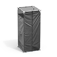 Анонс - дачная душевая кабина РОСА серого цвета