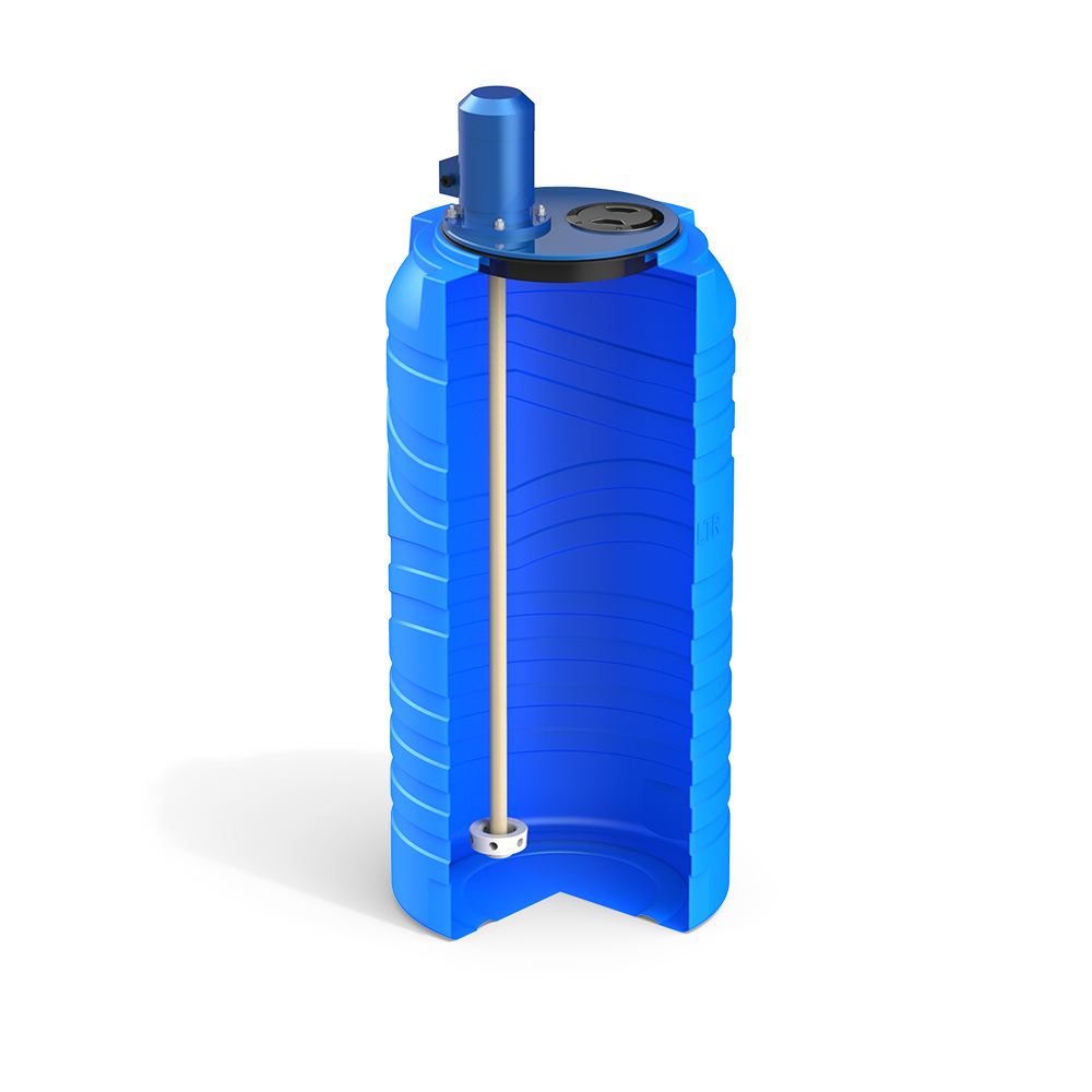 Емкость N 200 литров с турбинной мешалкой