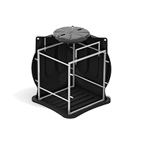 Анонс Колодец КС-5М с каркасом и крышкой D780 мм 