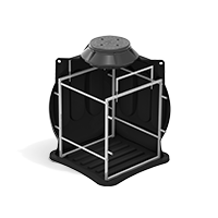 Анонс Колодец КС-5М с каркасом, переходной муфтой и крышкой D560