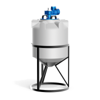 Анонс Емкость K 200 литров с мешалкой (0,25 кВт) для вязких жидкостей