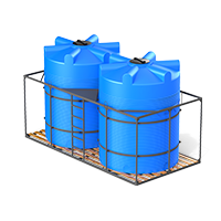 Анонс кассета с деревянным полом двойная с емкостями V 6000 Стандарт