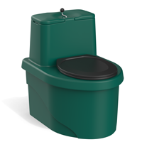 Анонс Торфяной биотуалет «РОСА» зеленого цвета 