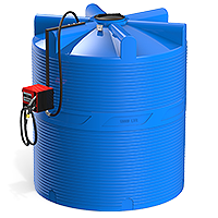 Мини АЗС V 10000 с колонкой PIUSI со счетчиком