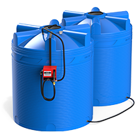 Мини АЗС V 18000 с колонкой PIUSI со счетчиком 