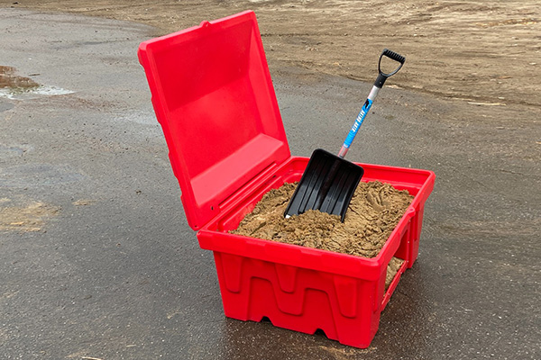 Ящик для песка пожарный 0,5 м3