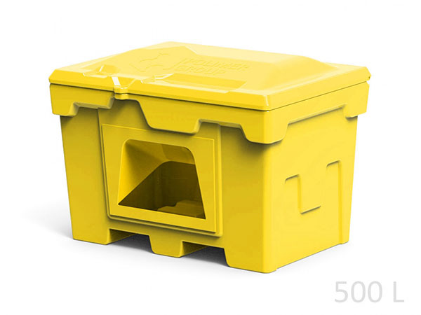 Пластиковые ящики для пескосоляной смеси