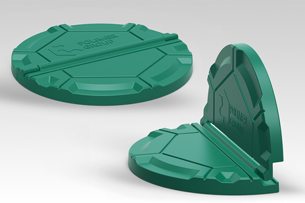 Складная пластиковая крышка колодца