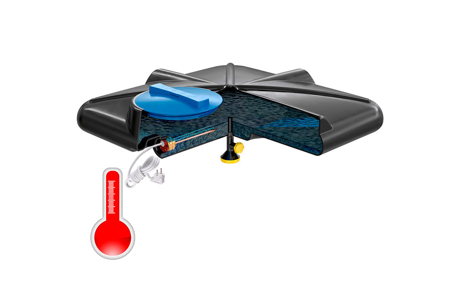 Пластиковый душевой бак