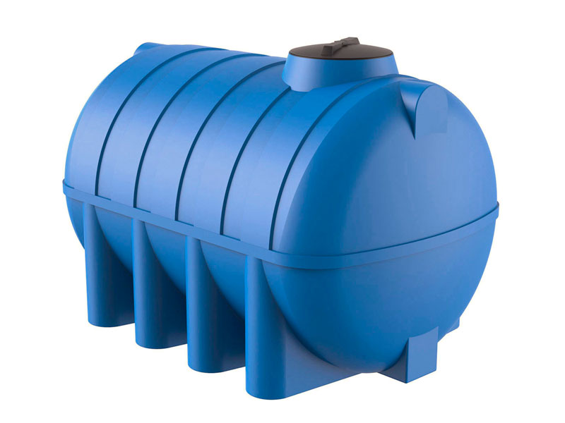 Горизонтальные пластиковые ёмкости для воды