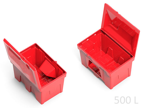 Пластиковый ящик для песка пожарный