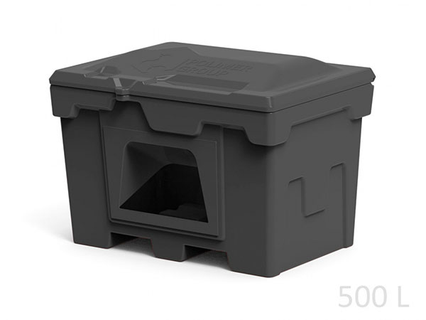 Пластиковые ящики для пескосоляной смеси