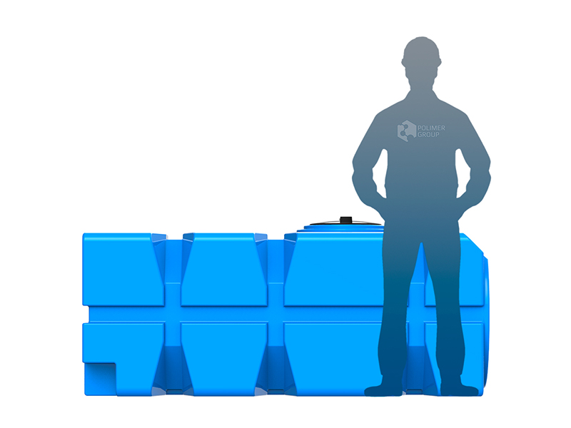 Горизонтальная емкость для воды