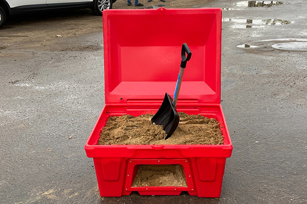 Ящик для песка пожарный 0,5 м3