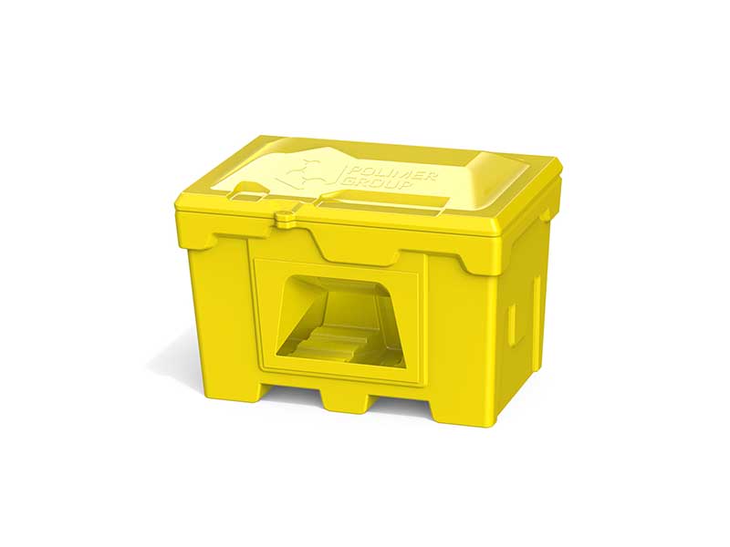 Пластиковые ящики для пескосоляной смеси