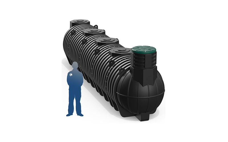 Подземные секционные резервуары для воды