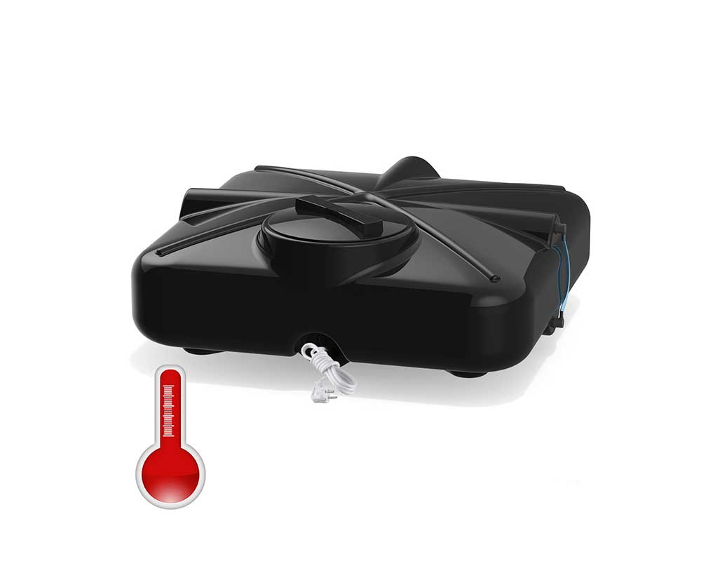 душ с пластиковой емкостью объемом 250 литров