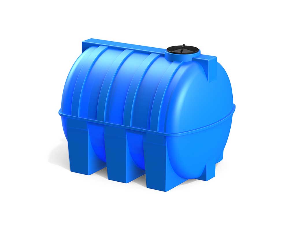 горизонтальная пластиковая емкость