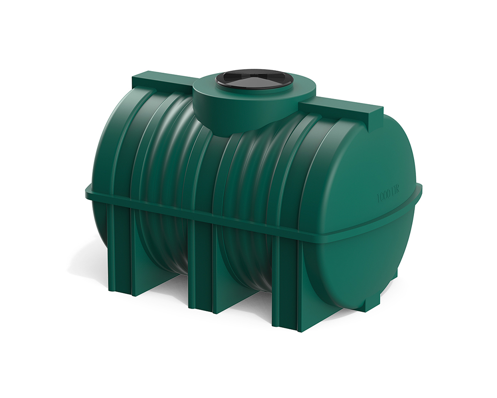 Горизонтальный бак для воды