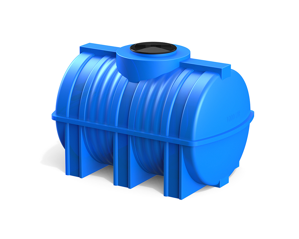 Горизонтальный бак для воды