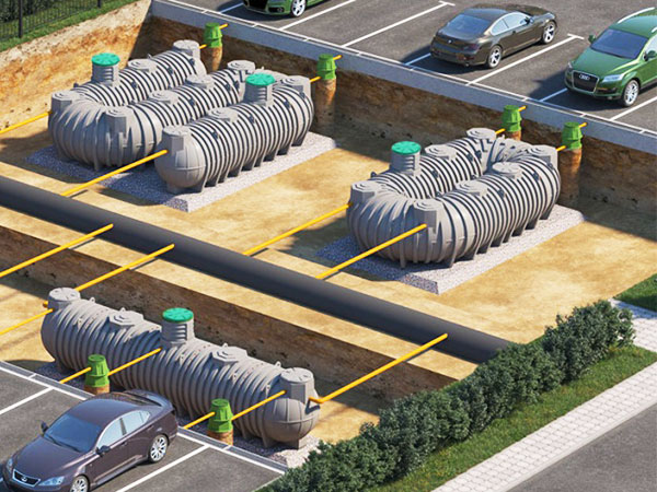 Сборные резервуары полимерные