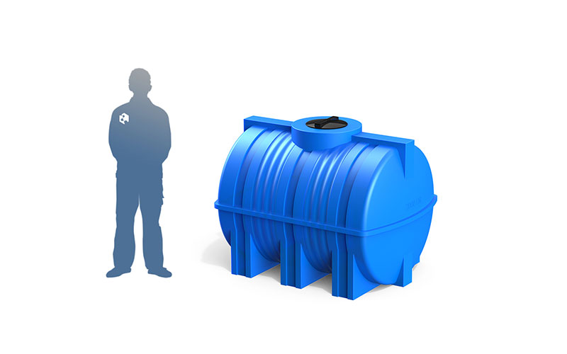 Емкость прямоугольная на 2000 литров