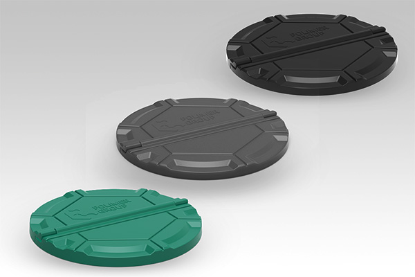 Складная пластиковая крышка колодца