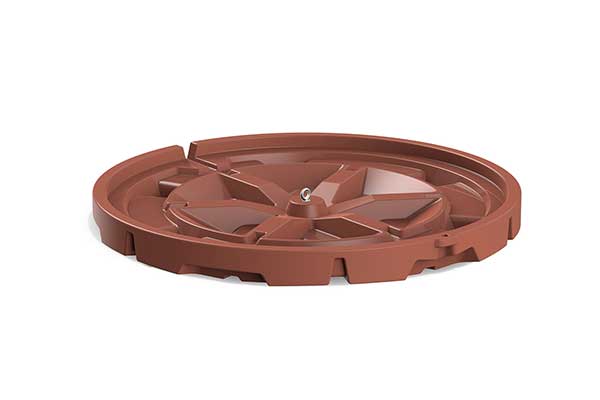 крышка пластиковая для бетонного кольца