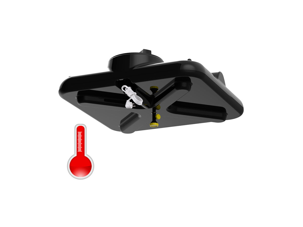 плоский душевой бак с лейкой