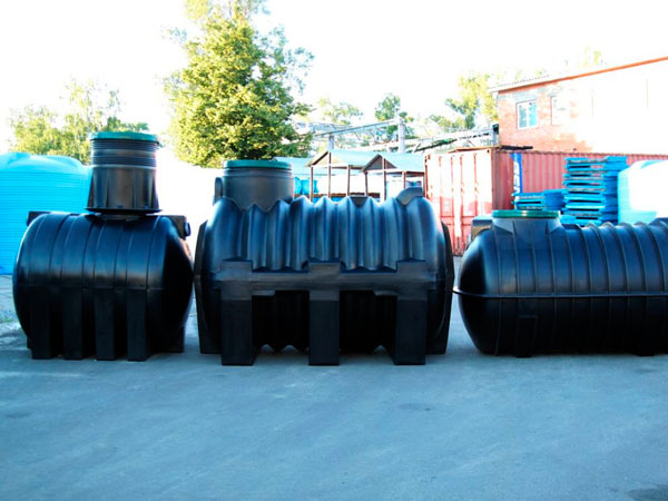 пластиковая емкость для канализации