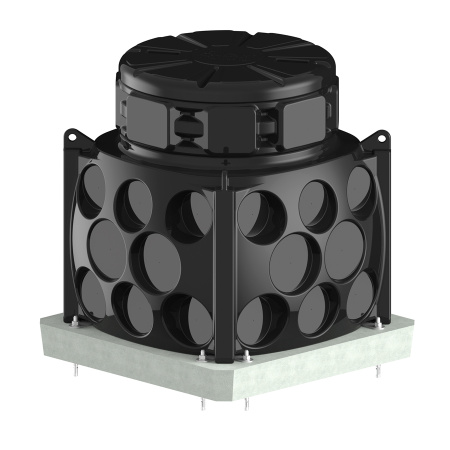 Колодец КН 1000x1000 H1000 с крышкой D780 мм