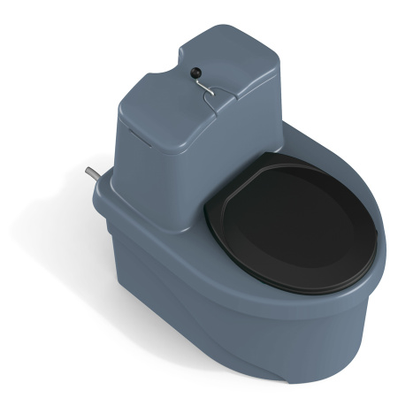 Торфяной биотуалет РОСА серого цвета фото 5