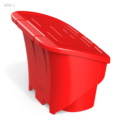 Ящик для песка 400 литров - фото сзади