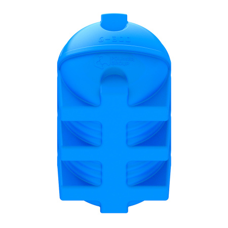 Горизонтальная емкость G 300 литров вид снизу