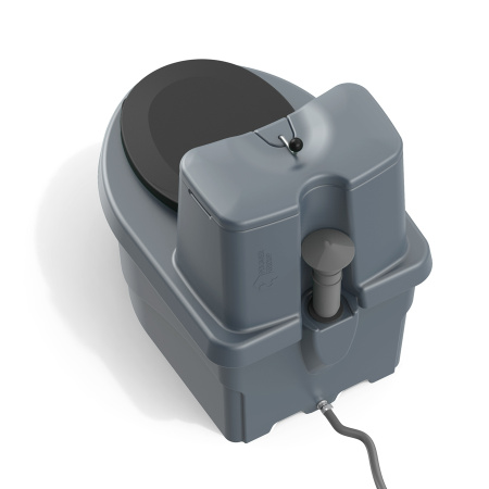 Торфяной биотуалет РОСА серого цвета фото 7