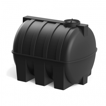 Горизонтальная емкость G 5000 литров черная фото 2