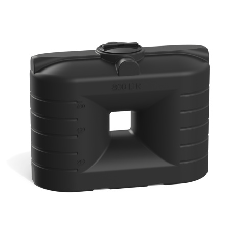 Бак SN 800 литров цвет чёрный фото спереди 1