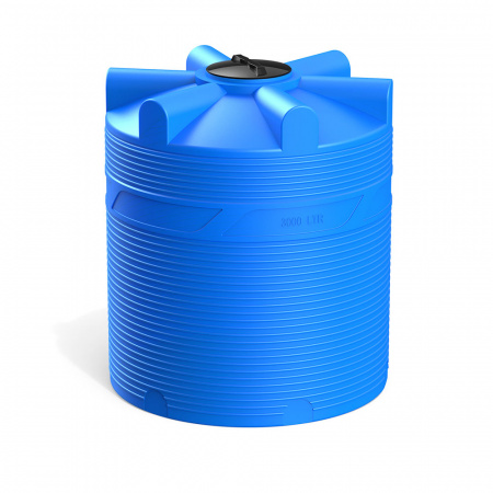 Емкость V 3000 литров цвет синий фото 1