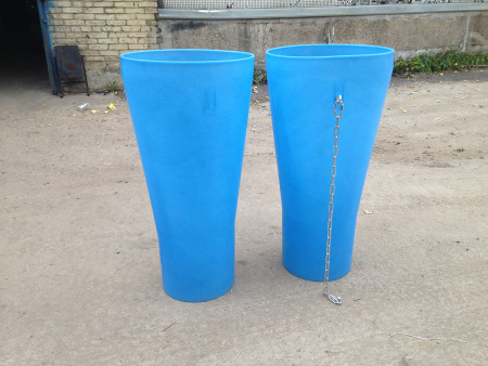 Прямая секция мусоросброса «Стандарт» из полиэтилена