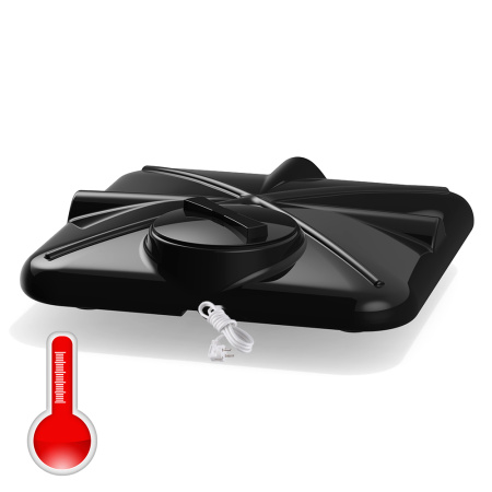 Бак душевой «РОСА» 110 литров с подогревом фото 2