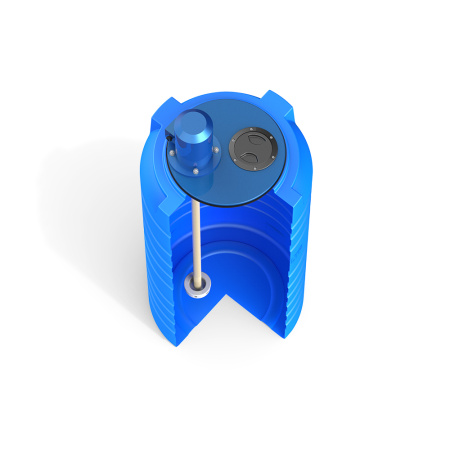 Емкость N 200 литров с турбинной мешалкой