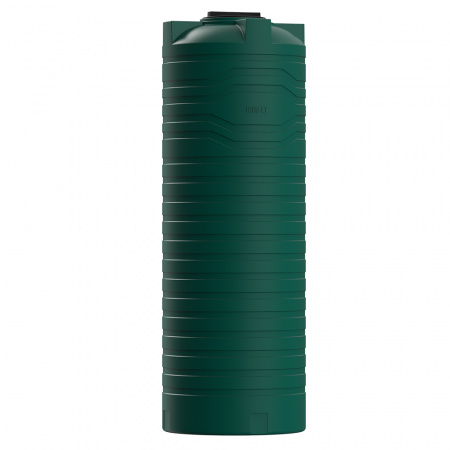 Узкая тонкая емкость N 1000 литров вид сбоку цвет зелёный